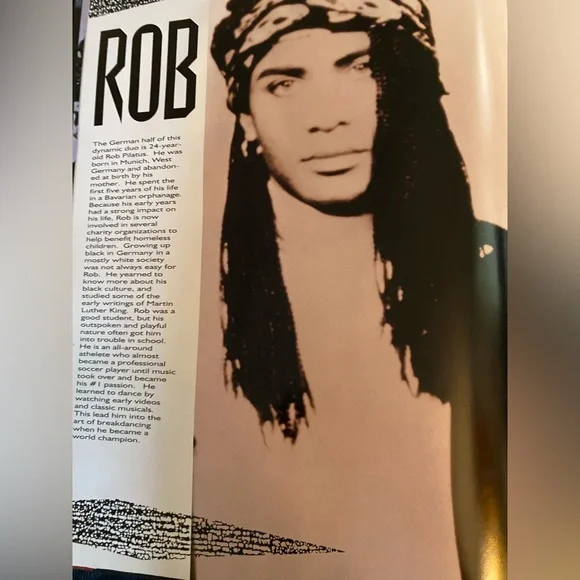 Milli Vanilli 1990 Concert Program Super Rare!! Vintage Collectible Original - Picture 5 of 9